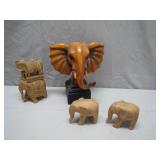 Elephant Sculptures and Carvings Collection