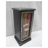 Black Mele Jewelry Cabinet With Floral Accents...