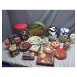 Decorative Tins in Various Themes