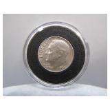 1964 Roosevelt Silver Dime in Display Capsule