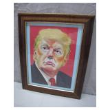 Framed Portrait of Donald Trump