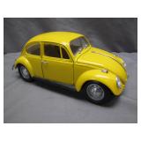 Yellow Volkswagen Beetle Diecast Model 1967