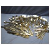 Gold-Plated Flatware Service