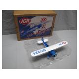 Die-Cast 1931 IGA Stearman Bi-Plane Bank