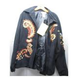 Indigo Moon Embroidered Jacket, XL