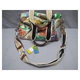 Colorful Patchwork Coach Bag With Tags