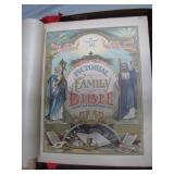 1892 Pictorial Family Bible With Concordance