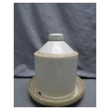 Stoneware Crock Chicken Waterer