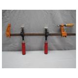 Heavy-Duty Adjustable Bar Clamp