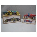 Two Tinplate Racing Cars on Original Boxes