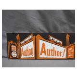 1980's 'Author!' Movie Promo Board