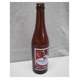 Black Kow Soda Bottle with Label