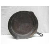 Cast Iron Pan with Raised Mark '8'