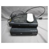 Two DVD Players with Remote - Curtis and Magnavox