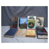 Seven Hardcover Fiction Books