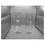 Decorative Art Pillars Featuring Beach and Jesus