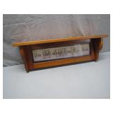 Wooden Wall Shelf With Inspirational Message