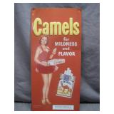 Camel Cigarettes Metal Advertising Sign