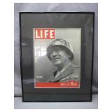 Framed 1945 Life Magazine Featuring Patton