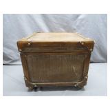 Wooden Box With Divided Interior