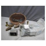 Eclectic Lot of Hardware and Home Decor Pieces