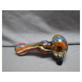 Colorful Funky Tobacco Pipe with Bold Design