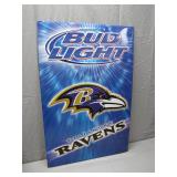 Bud Light Baltimore Ravens Wall Sign