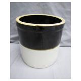 Two-Tone Stoneware Crock