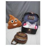 Combo Lot: Vintage Bag, Plush, and Accessories