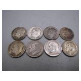 Roosevelt Silver Dimes, 1951-1959