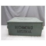 Civil War Richmond Arsenal Ammunition Box