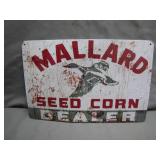 Retro Style Mallard Seed Corn Sign