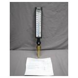 WIKA Glass Thermometer With Brass Fitting