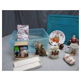 Festive Holiday Lot with Santa Decor and More