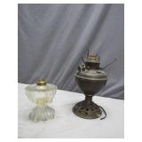 Two Oil Lamps With Unique Designs