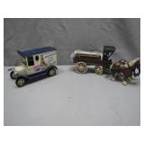 Pepsi-Cola Themed Toy Truck and Horse Cart Set
