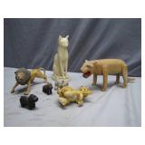 Animal Figurines: Mixed Materials