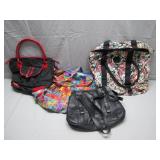 Eclectic Lot of Five Handbags