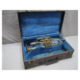 Vintage Cornet with Case in Need of TLC