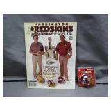 Washington Redskins 2002 Yearbook and Mini Helmet