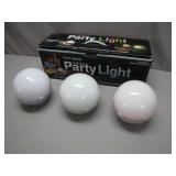 Outdoor Party Light 3-Pack Set with Box