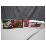 Die-Cast 1940 Ford Truck and 1926 Firetruck
