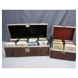 Two Travel Cases Filled with 8-Tracks