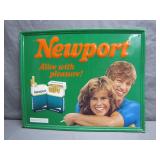 Newport Advertising Metal Sign