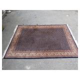 Handwoven Rug, 97 x 67 Inches Excluding Tassels