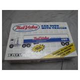 True Value Cab Over with Trailer Diecast Model