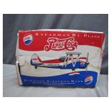 Pepsi-Cola Stearman Bi-Plane Bank Boxed