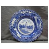 Vintage English Gettysburg Flow Blue Plate