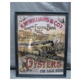 Framed Print of Baltimore Oyster Ad