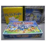 Three Board Games Set